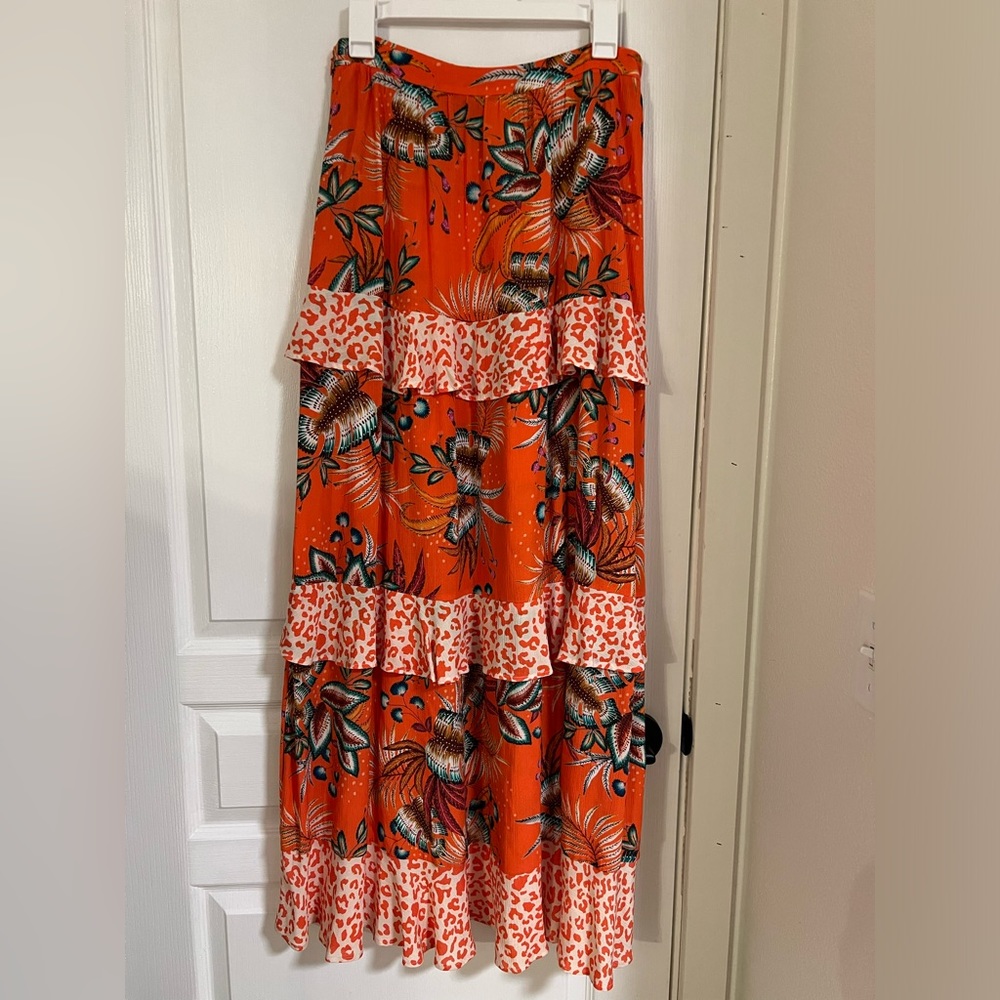 Anthropologie Farm Rio Maxi Skirt